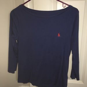 Polo long sleeve top